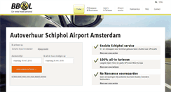 Desktop Screenshot of bbl-autoverhuur-schiphol.nl