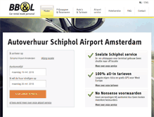 Tablet Screenshot of bbl-autoverhuur-schiphol.nl